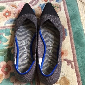 Rothys Twilight Metallic Captoe